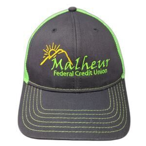 Malheur Federal Credit Union Mesh Back Trucker Hat Multicolor One Size